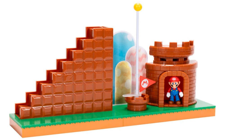 Zestaw z figurkami Jakks Pacific Super Mario Bro Koniec poziomu (0192995424357) - obraz 2