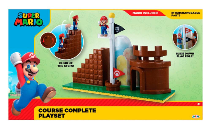 Zestaw z figurkami Jakks Pacific Super Mario Bro Koniec poziomu (0192995424357) - obraz 1