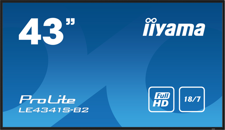 Монітор 42.5" iiyama ProLite LE4341S-B2 - зображення 1