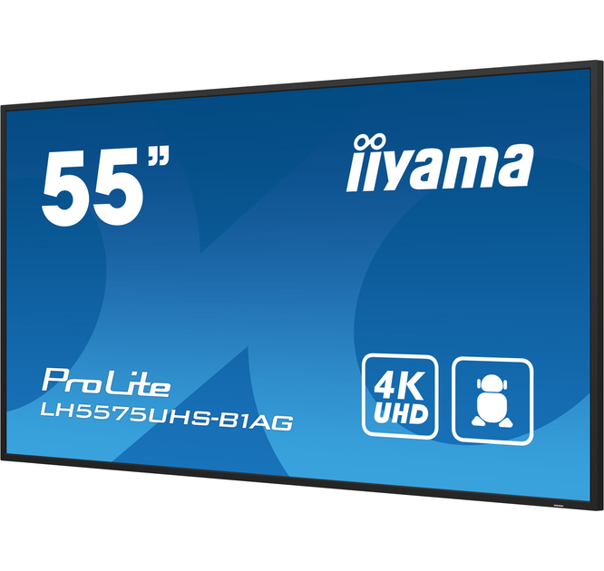 Монітор 54.6" iiyama ProLite LH5575UHS-B1AG - зображення 3