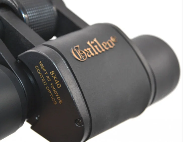 Бінокль компактний оптичний з чохлом 8X40 Galileo W7 Чорний - Фото 2 Бінокль компактний оптичний з чохлом 8X40 Galileo W7 Чорний - зображення 2