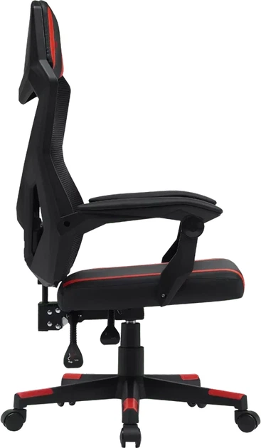 Крісло геймерське Canyon Flow MCH01 Mesh Black-Red (CNE-MCH01R) - зображення 3