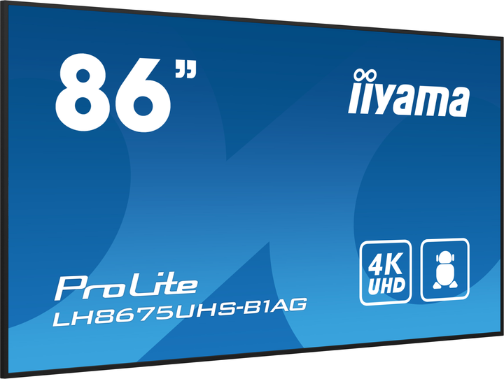 Монітор 85.6" iiyama ProLite LH8675UHS-B1AG - зображення 2