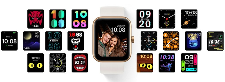Смарт-годинник 70mai Maimo Watch WT2105 з додатковим зеленим ремінцем Rose Gold (6971669781682) - зображення 9