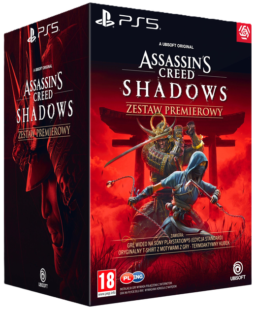 Гра PS5 Assassin’s Creed Shadows - Прем'єрний набір L (Blu-ray диск) (5908305249573) - зображення 1