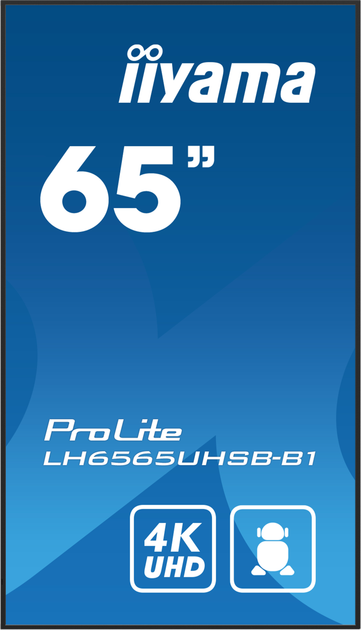 Монітор 64.5" iiyama ProLite LH6565UHSB-B1 - зображення 4