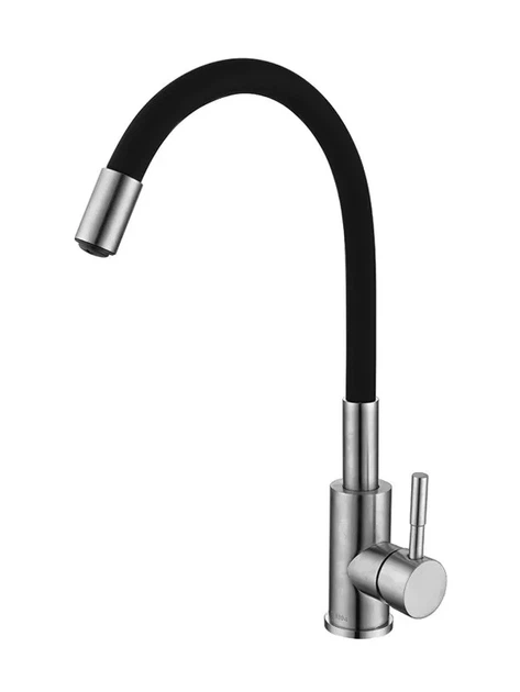 Смеситель для кухни с гибким изливом WEZER EKO4X-01B - изображение 2
