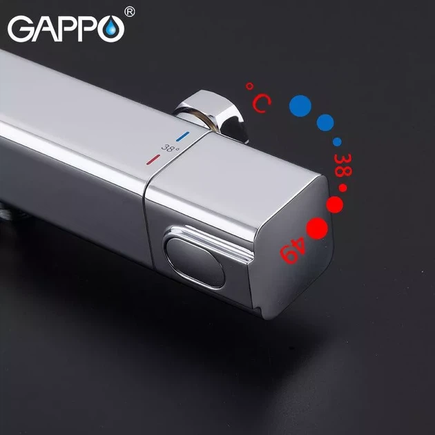 Змішувач Gappo g2091 хром термостат - зображення 5