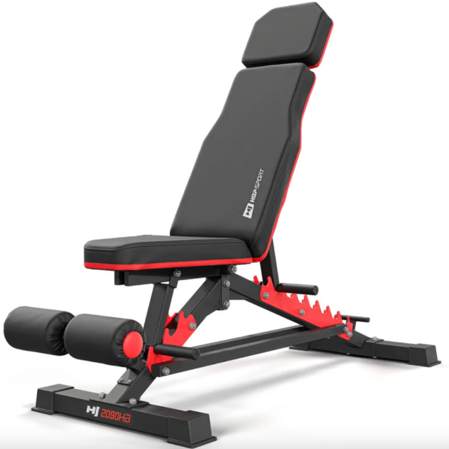 Набор Elitum Titan гантели 2х26кг со скамьей Hop-Sport HS-2090 HB - изображение 4