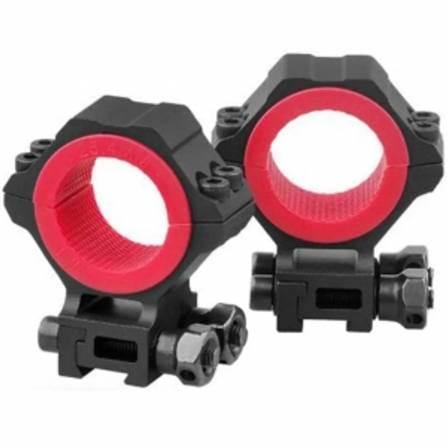 Кільця Discovery Scope Mount Rings High 1inch 34mm на Ластівчин хвіст - зображення 1