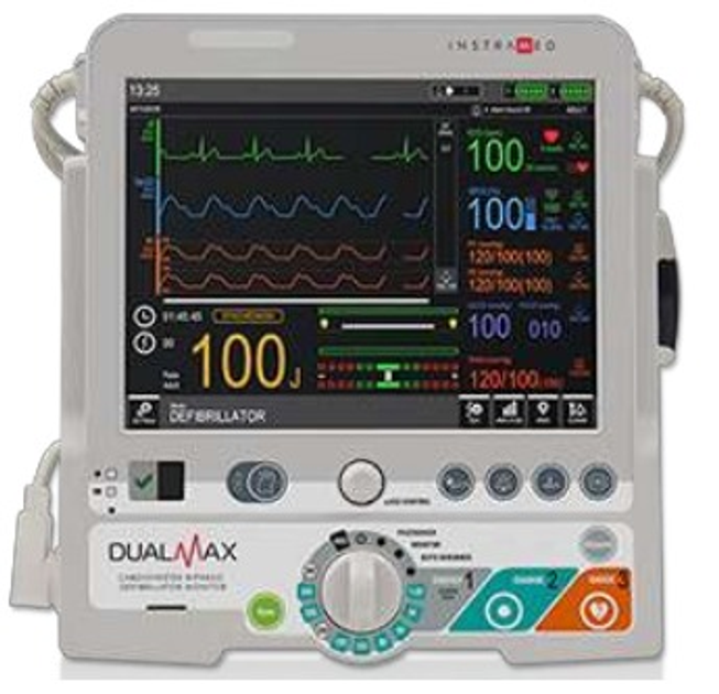 Дефібрилятор-монітор Instramed Dual Max у базовій комплектації - зображення 1