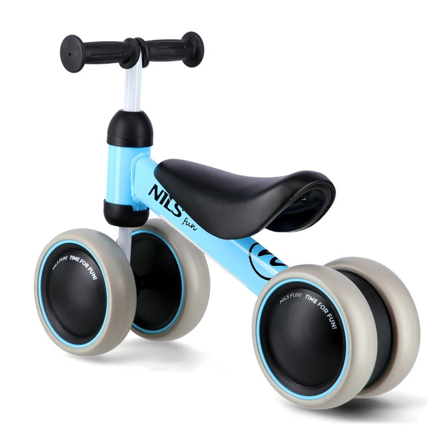 Rowerek biegowy Nils Fun RB002 Niebieski (5907695555332) - obraz 4