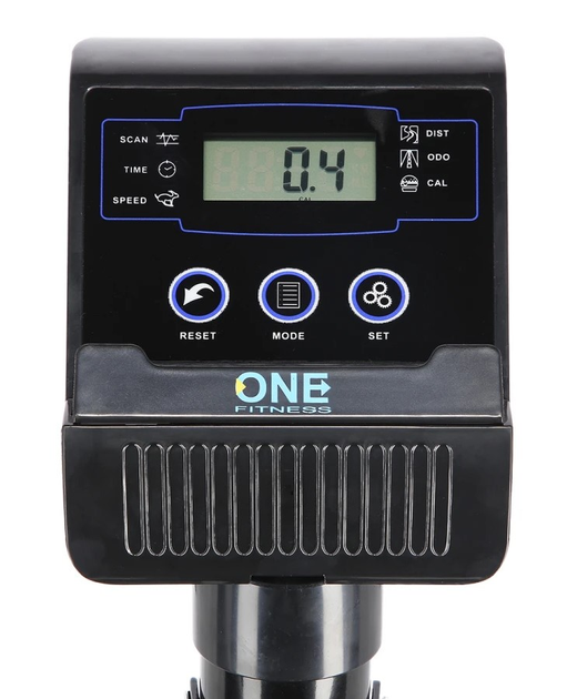Велотренажер механічний One Fitness RW3011 Чорний (5907695575590) - зображення 14