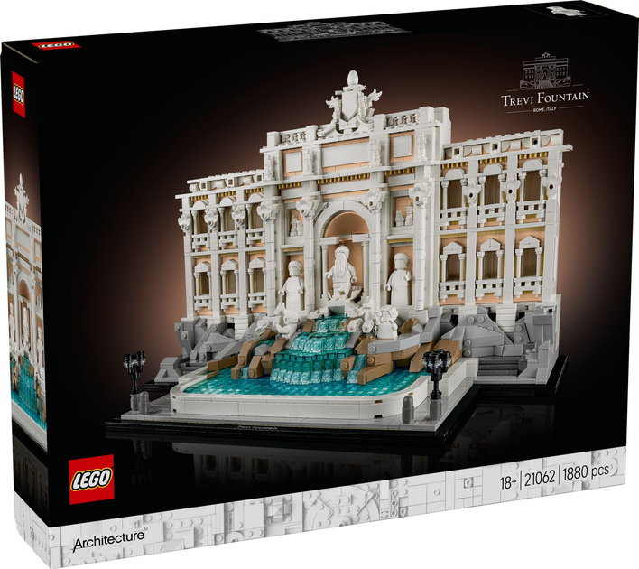 Zestaw klocków LEGO Architecture Fontanna di Trevi 1880 elementow (21062) - obraz 1