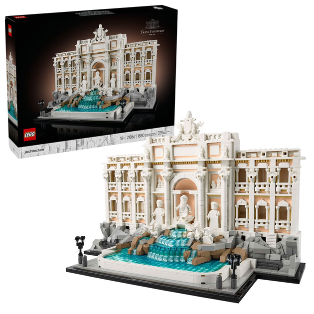 Zestaw klocków LEGO Architecture Fontanna di Trevi 1880 elementow (21062) - obraz 2