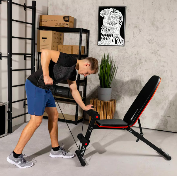 Скамья тренировочная Hop-Sport HS-1030 с фиксатором для ног - Фото 12 Скамья тренировочная Hop-Sport HS-1030 с фиксатором для ног - изображение 12