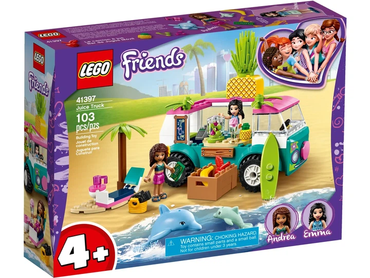 Конструктор LEGO Friends 4+ Mobile Strandbar 143 деталі (41397