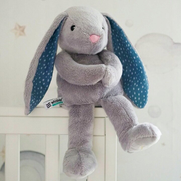 Maskotka szumiąca Whisbear Krolik Felek do snu z sensorem płaczu (5907784645029) - obraz 3