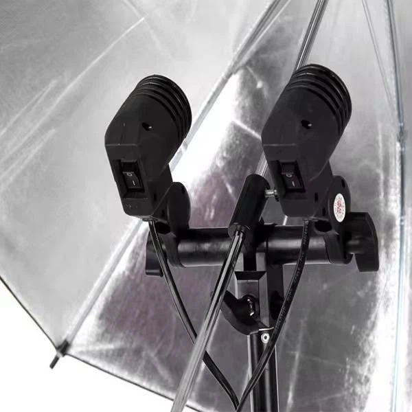 Держатель двух ламп Profi-light с патронами E27 и отверстием для зонта - Фото 7 Держатель двух ламп Profi-light с патронами E27 и отверстием для зонта - изображение 7