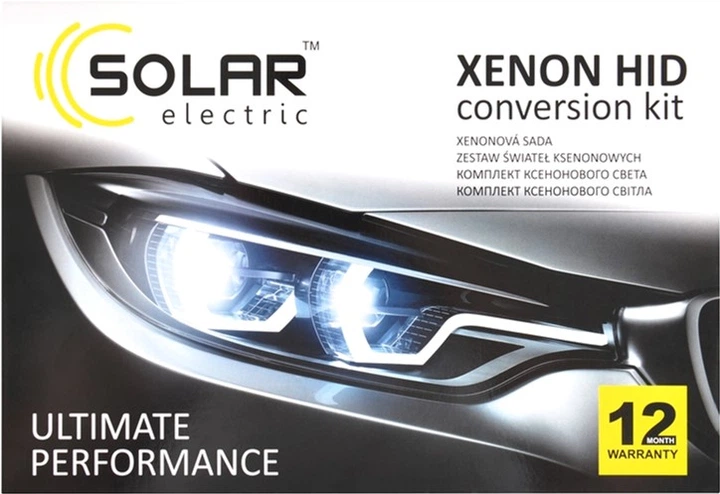 Комплект ксенону Solar H1 5000K, 85V, 35W P14.5s KET, (2 шт) + Ballast (4150SL) - зображення 4
