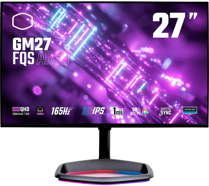 Monitor 27" Cooler Master GM27-FQS ARGB (CMI-GM27-FQSA-EU) - obraz 1