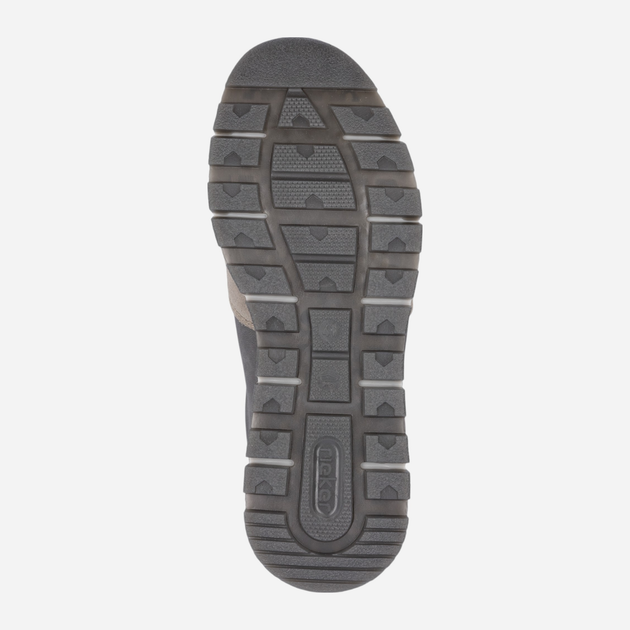 Sneakersy męskie do kostki RIEKER B0505-42 42 (8UK) 28 cm Szare (4061811610198) - obraz 10
