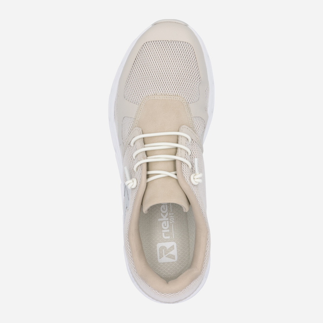 Buty sportowe damskie RIEKER M9000-60 36 (3.5UK) 24 cm Beżowe (4061811221639) - obraz 9