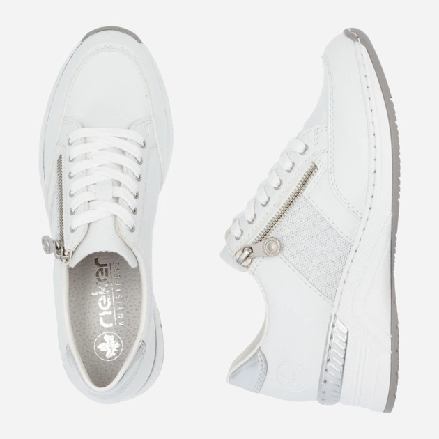 Жіночі снікери RIEKER N4322-80 36 (3.5UK) 24 см Біле (4059954255147) - зображення 8