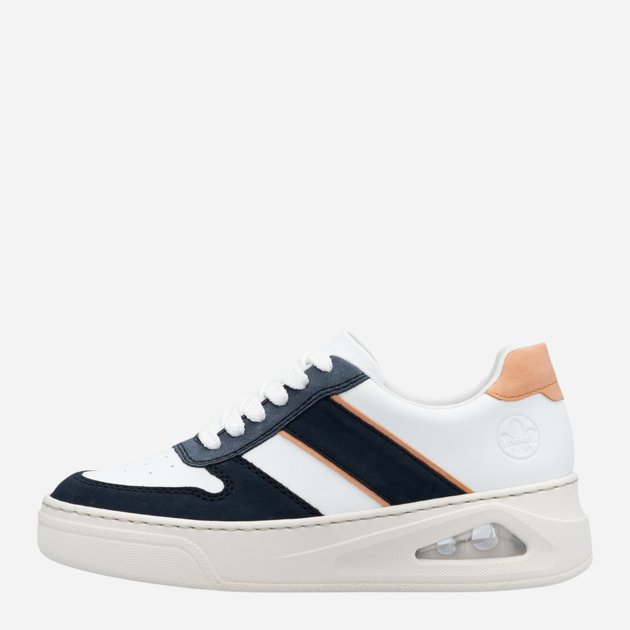 Sneakersy damskie do kostki RIEKER N6410-80 36 (3.5UK) 24 cm Białe (4061811724222) - obraz 4