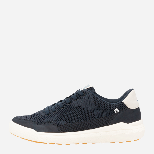 Sneakersy męskie z siatki RIEKER U1104-14 41 (7.5UK) 27 cm Ciemnogranatowe (4061811650415) - obraz 4