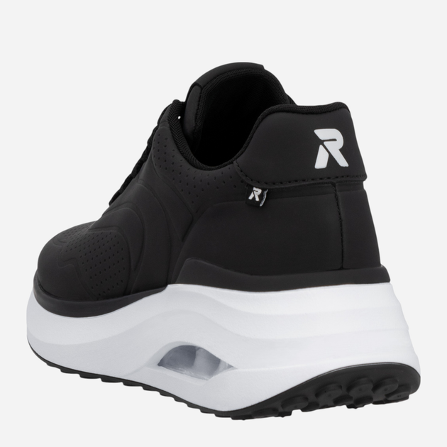 Sneakersy damskie na platformie RIEKER W2700-00 39 (6UK) 25.7 cm Czarne (4061811651511) - obraz 7
