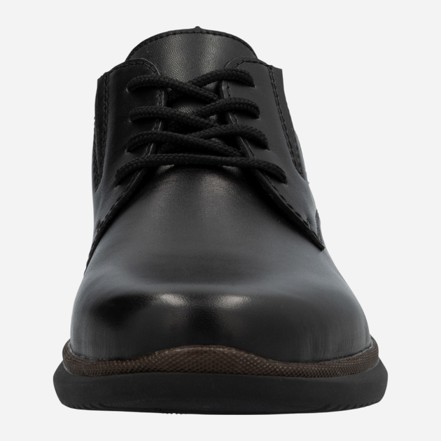Buty derby męskie skórzane RIEKER 10419-00 44 (9.5UK) 29 cm Czarne (4061811220762) - obraz 6