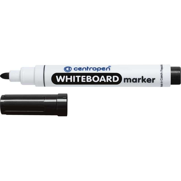 Маркер Centropen Board 8559 2,5мм, round tip, black (8559/01) - Фото 1 Маркер Centropen Board 8559 2,5мм, round tip, black (8559/01) - зображення 1