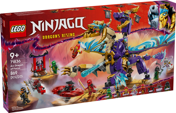 Zestaw klocków LEGO NINJAGO Arcysmok skupienia 869 elementow (71836) - obraz 2