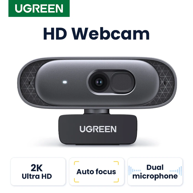 Веб-камера UGREEN CM778 USB HD Black (35626) - изображение 2
