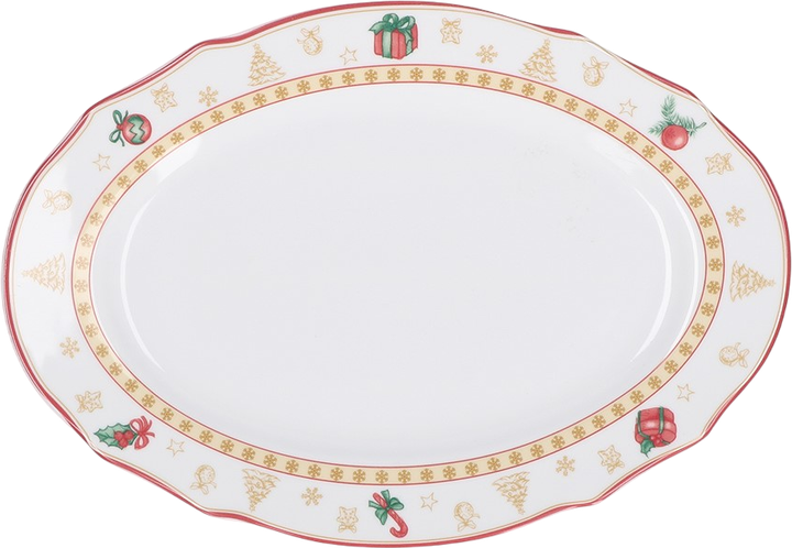 Taca La Porcellana Bianca Christmas Edition owalna 32 cm (8027549117732) - obraz 2