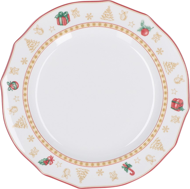 Patera na ciasto La Porcellana Bianca Christmas Edition 31 cm (8027549117688) - obraz 2