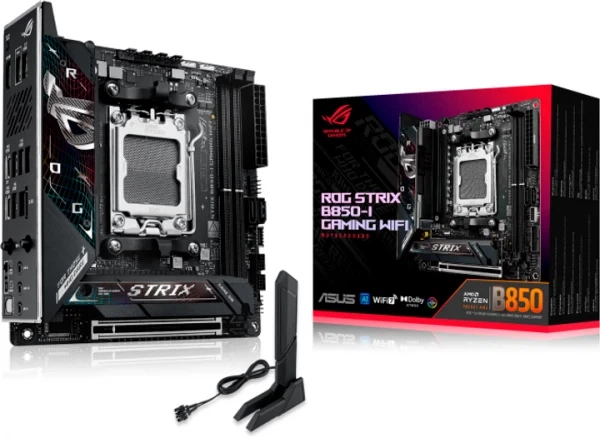 Материнська плата Asus rog Strix b850-i Gaming wifi (90mb1k30-m0eay0) - зображення 10