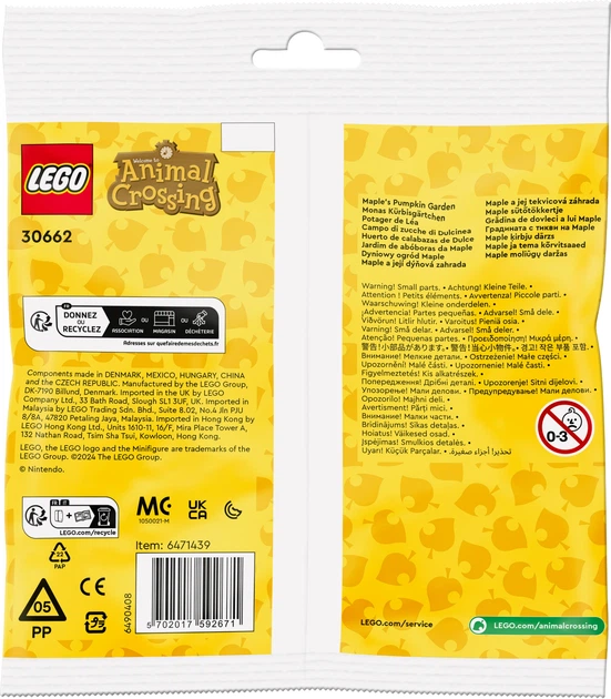 Конструктор LEGO Animal Crossing: Гарбузовий сад Мапл 29 елементів (30662) - зображення 5