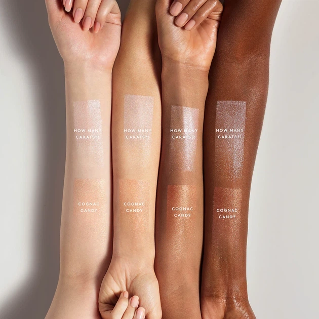Хайлайтер для лица и тела Fenty Beauty Diamond Bomb All-Over Diamond Veil оттенок How many carats?! 8 г - Фото 5 Хайлайтер для лица и тела Fenty Beauty Diamond Bomb All-Over Diamond Veil оттенок How many carats?! 8 г - изображение 5