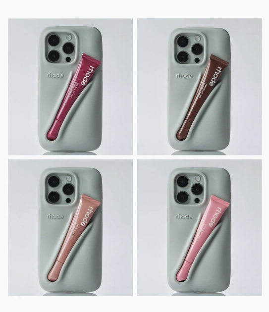 Чехол на телефон Rhode Lip Case для iPhone 16 Pro Grey