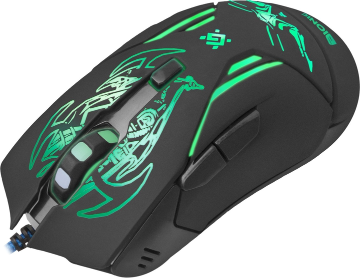 Mysz gamingowa przewodowa DEFENDER Bionic GM-250L USB Czarna (52250) - obraz 7