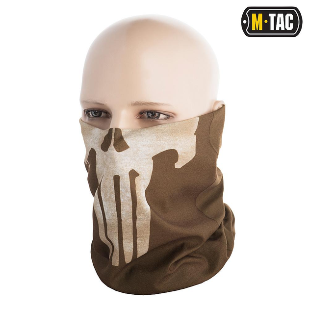 Шарф-труба тактичний M-Tac полегшенний Punisher Coyote - зображення 1