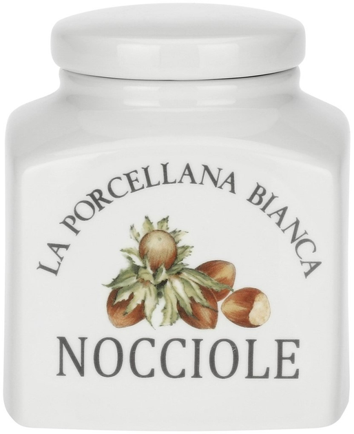 Pojemnik na orzechy laskowe La Porcellana Bianca Conserva 500 ml (8027549111570) - obraz 1