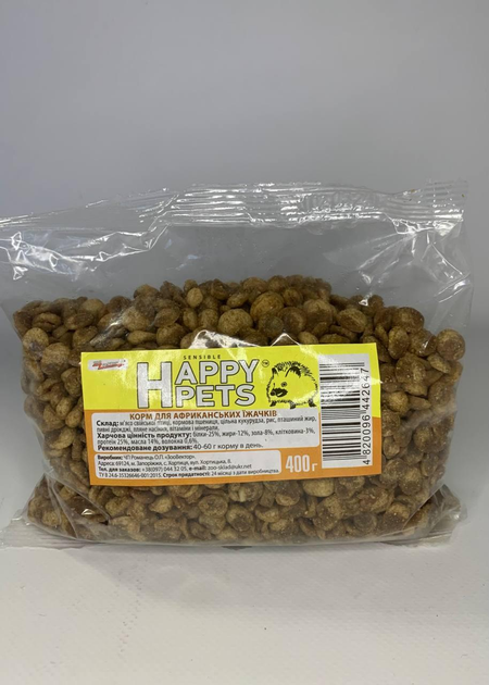 Корм для Африканских Ежей Happy Pets 400г от продавца: Monika&Marvin ...