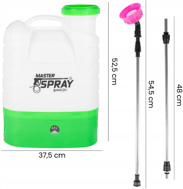 Опрыскиватель аккумуляторный Maltec 16л MasterSpray - изображение 2