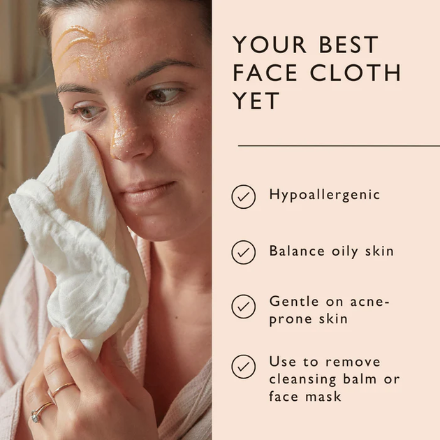Serwetka Upcircle muślinowa do demakijażu 2 szt (5060571720726) - obraz 3
