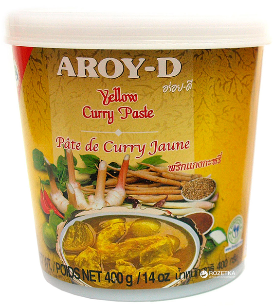 Паста карі Aroy-D Жовта 400 г (016229906436) – купити у Києві, ціна в ...