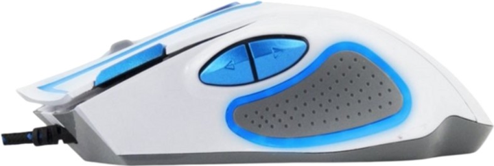 Миша Esperanza MX401 Hawk USB White/Blue (EGM401WB) - зображення 3