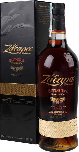 Ром Zacapa Cent Solera Gran Reserva 0.7 л 40% в подарочной упаковке (7406341000052) - изображение 2